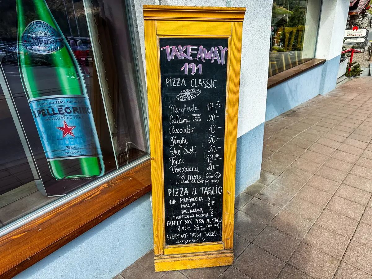 Take Away 191 on Dorfstrasse in Grindelwald